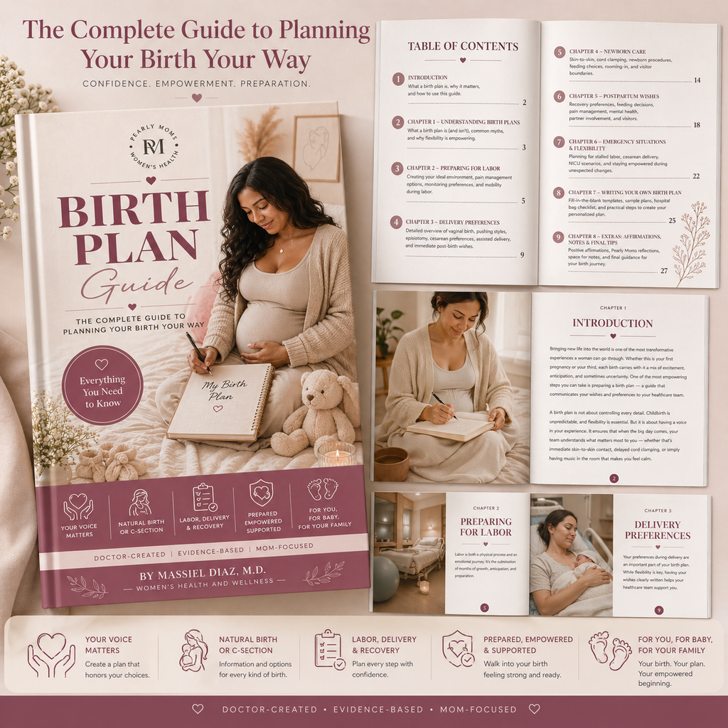 The Complete Birth Plan eBook: A Doctor's Guide to Vaginal & C-Section Births + Baby Aftercare