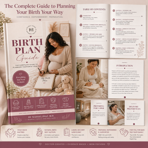 The Complete Birth Plan eBook: A Doctor's Guide to Vaginal & C-Section Births + Baby Aftercare