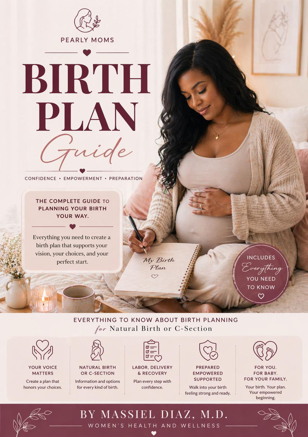 The Complete Birth Plan eBook: A Doctor's Guide to Vaginal & C-Section Births + Baby Aftercare