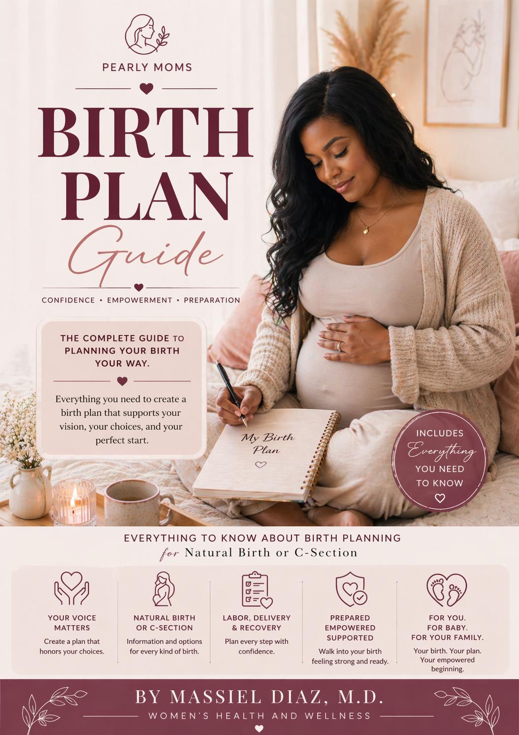 The Complete Birth Plan eBook: A Doctor's Guide to Vaginal & C-Section Births + Baby Aftercare